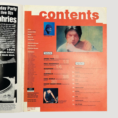 1994 DJ Magazine Aphex Twin Issue