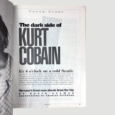 1993 The Advocate Kurt Cobain Cover Issue