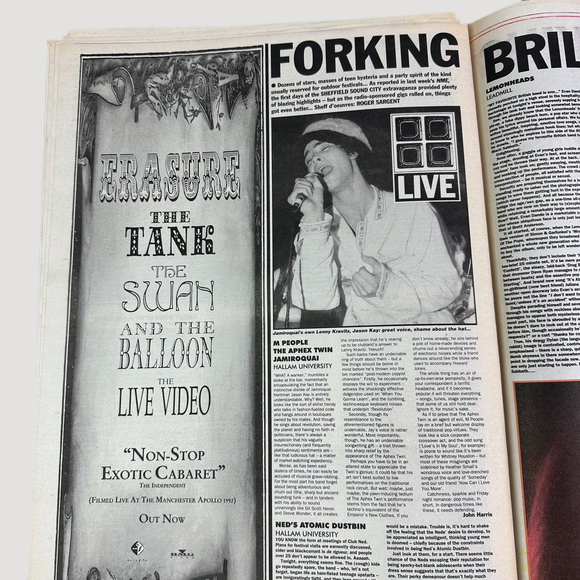 1993 NME PJ Harvey Unplucked Issue