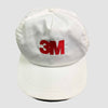 3M White Snapback Cap