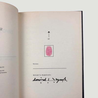 1991 David Lynch Paintings & Drawings 1st Press Edition