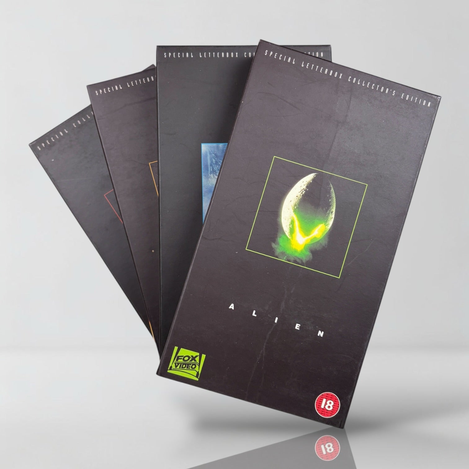 1993 Alien 1-3 Facehugger UK 4xVHS Boxset