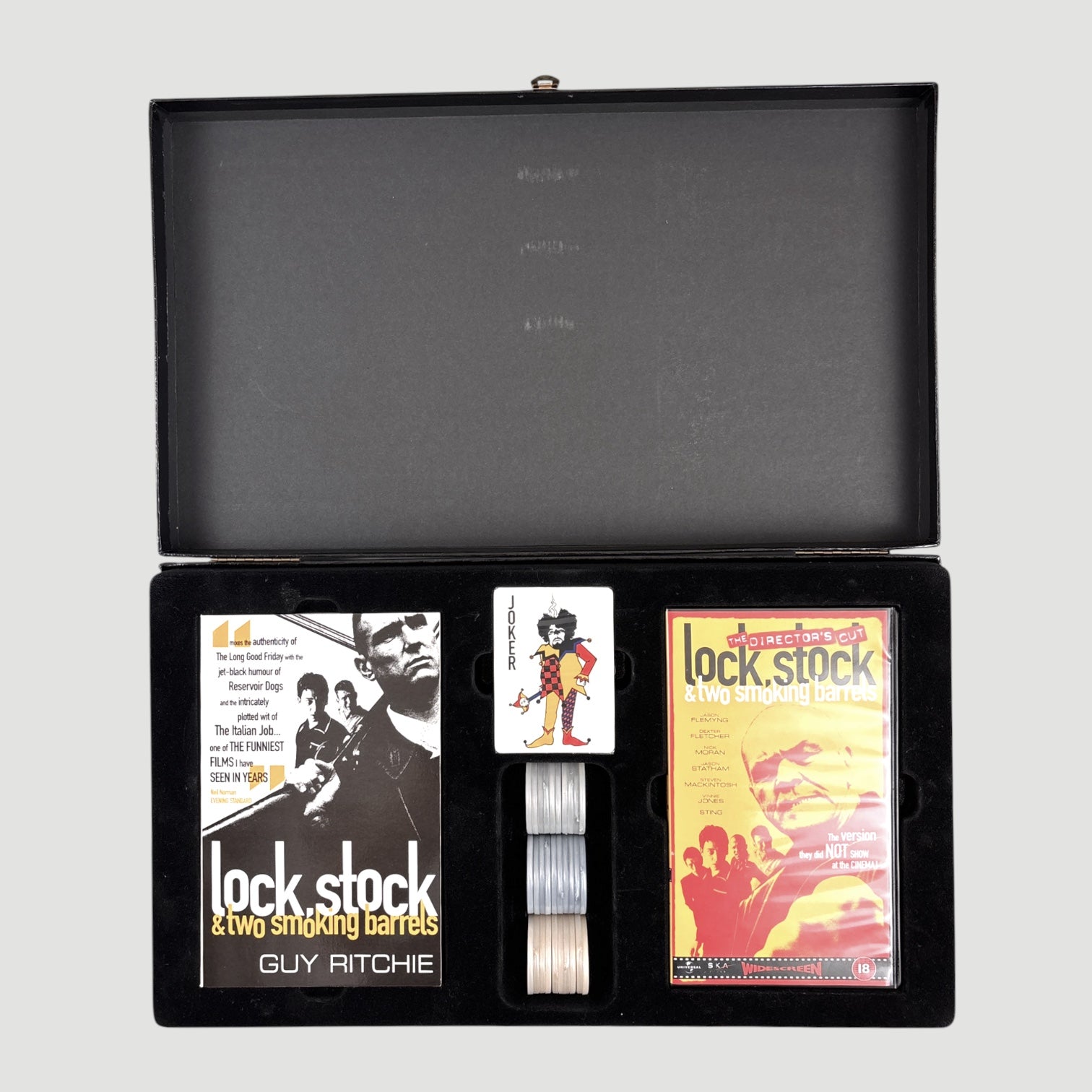 1999 Lock Stock and Two Smoking Barrels VHS + Poker Set