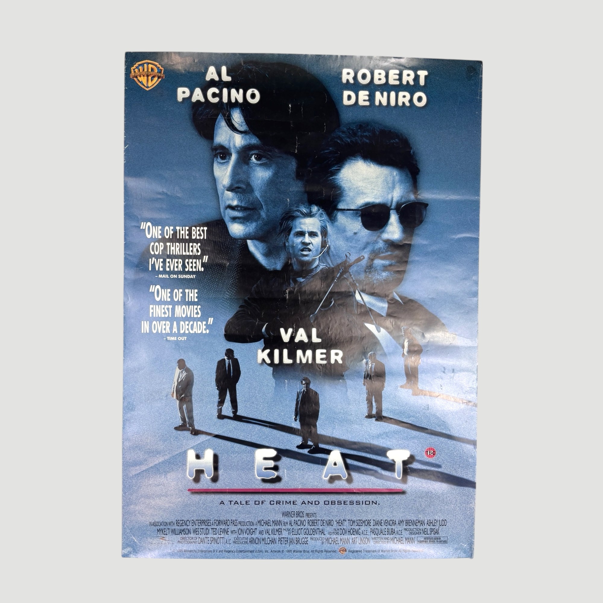1995 Heat UK Pre-Cert Lobby Poster