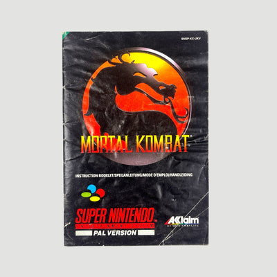 1992 Mortal Kombat SNES Game