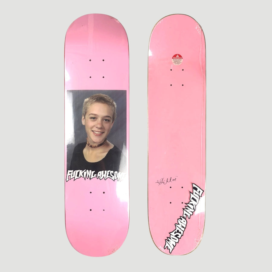 2014 Fucking Awesome Chloë Sevigny Pink Skateboard Deck (Signed)