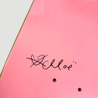 2014 Fucking Awesome Chloë Sevigny Pink Skateboard Deck
