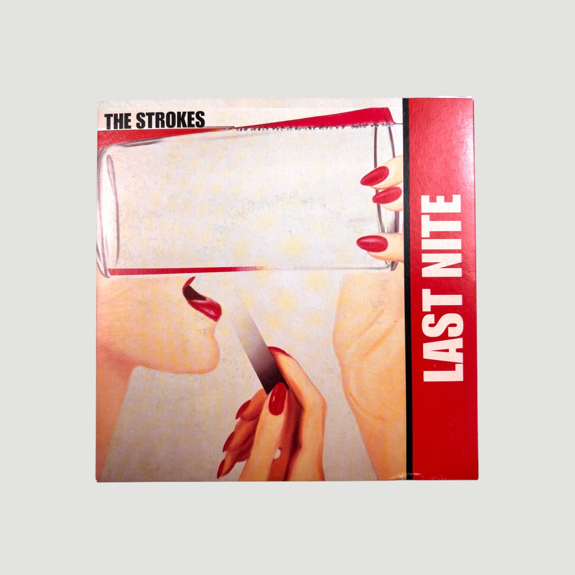 2001 The Strokes Last Nite UK 7" Single (Red)