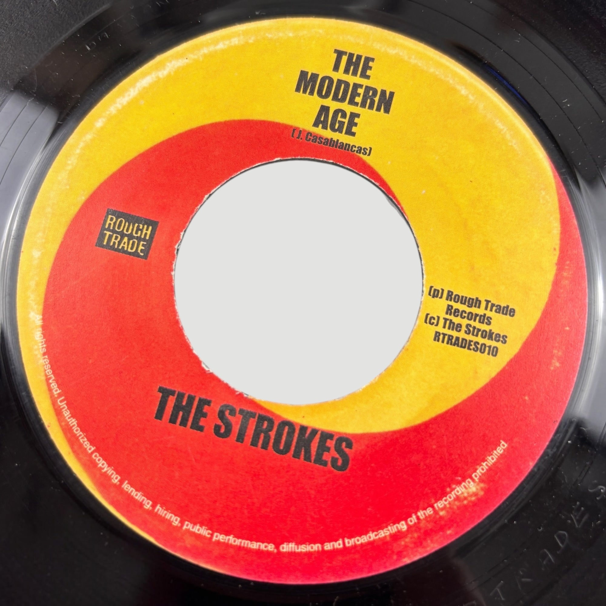 2001 The Strokes The Modern Age UK 7" Single