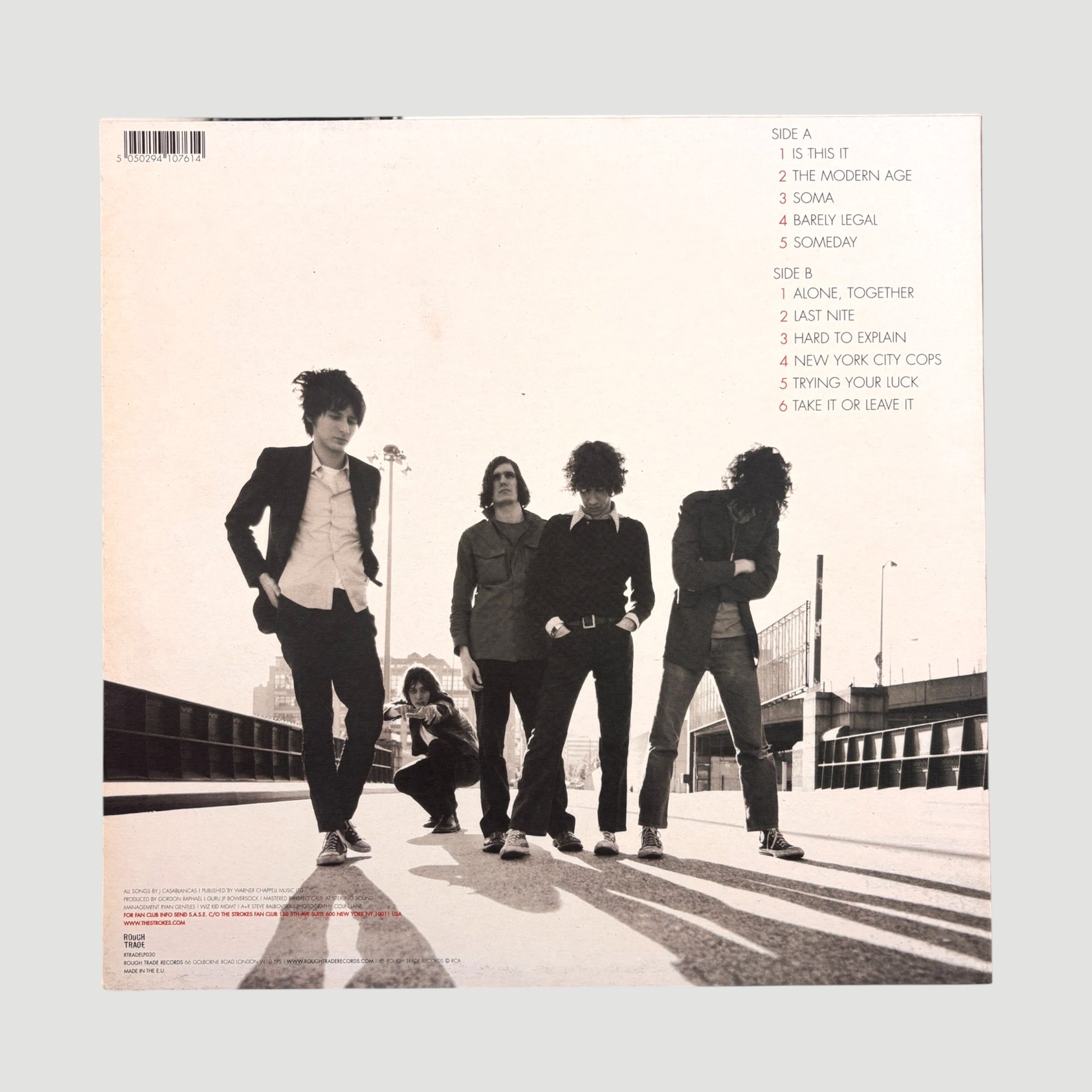 2001 The Strokes Is This It UK 1st Press LP