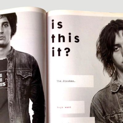 2001 The Face The Strokes Cover Issue
