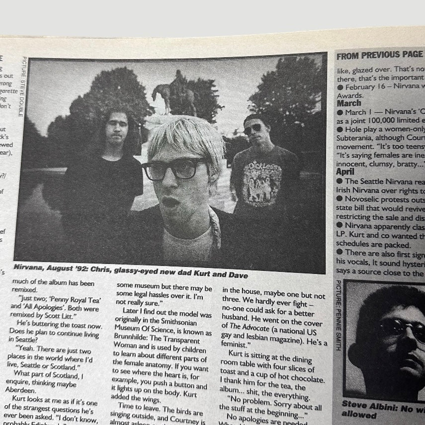1993 NME Nirvana Issue