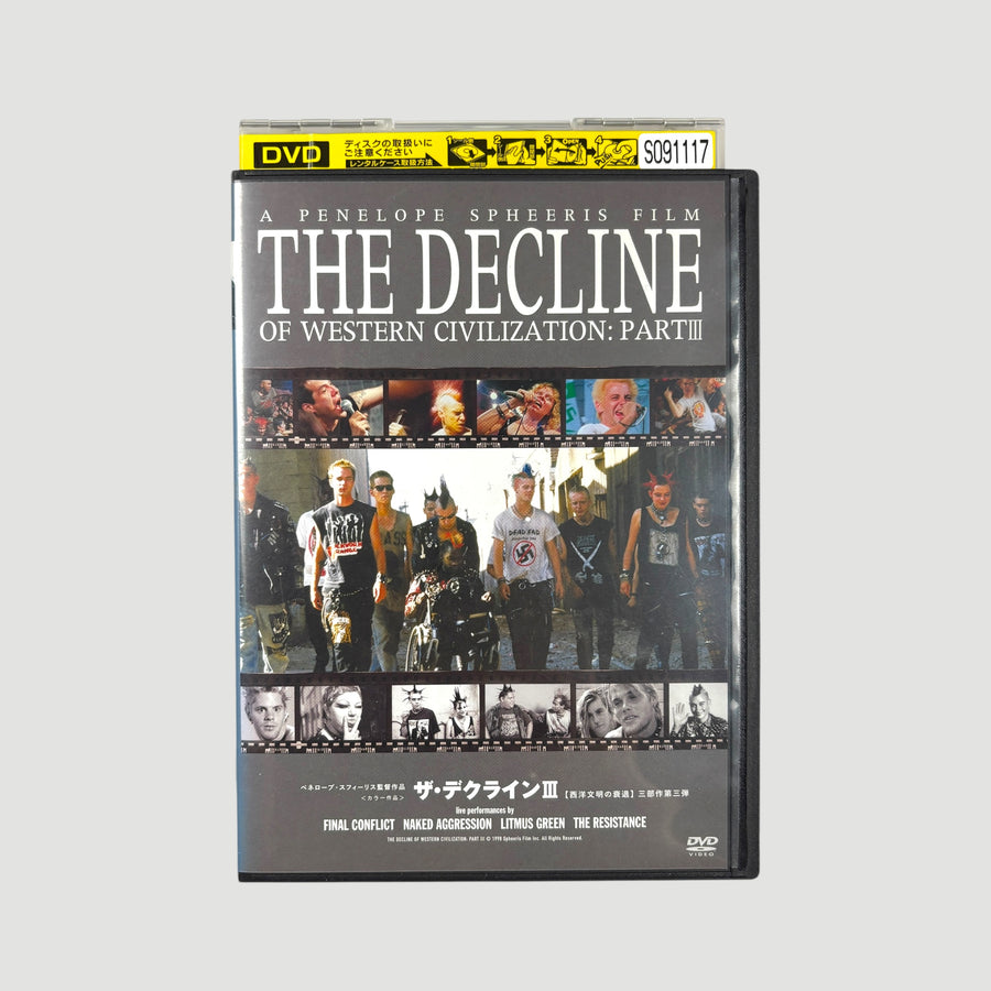 00's The Decline of Western Civilisation III Japanese DVD