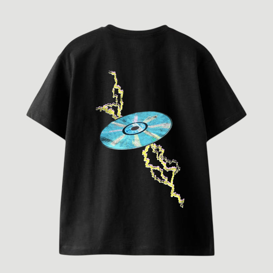 Soulwax x UG All Systems Laserdisc T-Shirt Black