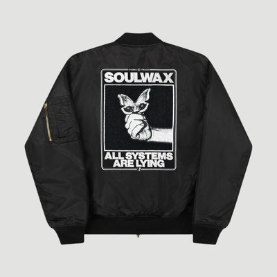 Soulwax x UG All Systems MA1 Bomber Jacket Black