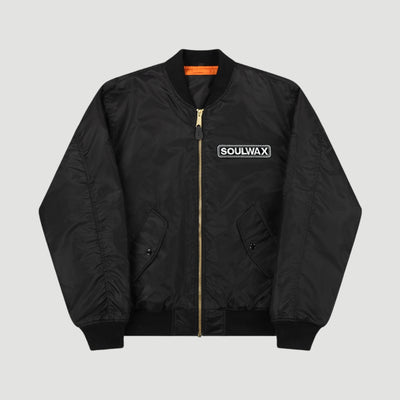 Soulwax x UG All Systems MA1 Bomber Jacket Black