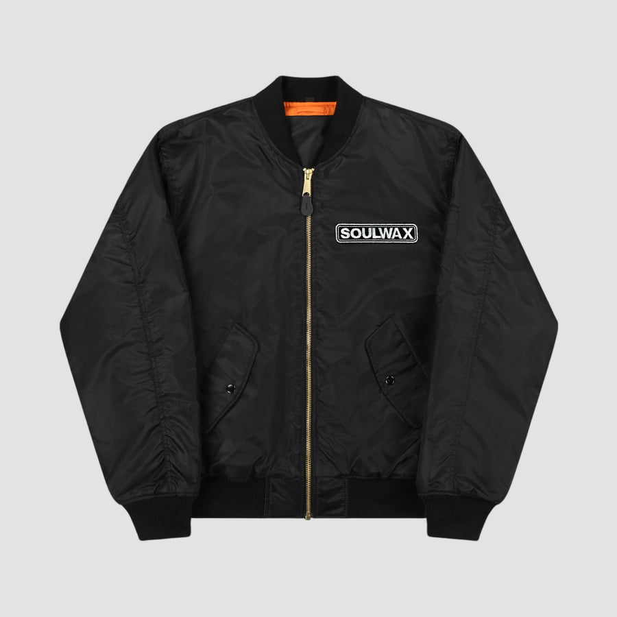 Soulwax x UG All Systems MA1 Bomber Jacket Black