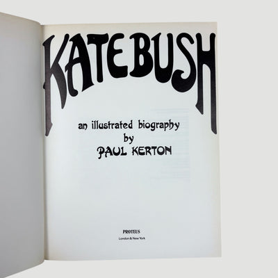 1980 Kate Bush - An Illustrated Biography UK 1st Edition