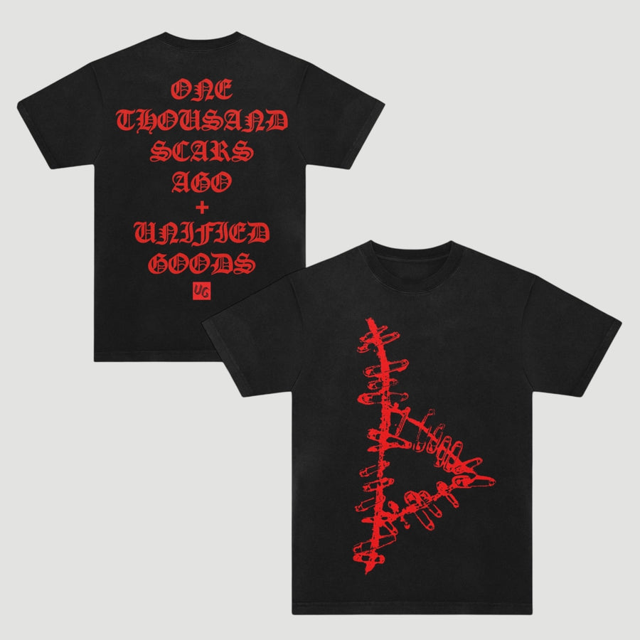 Brodie Kaman x UG One Thousand Scars Ago Black T-Shirt
