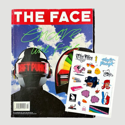 2001 The Face Magazine Daft Punk Issue + Sticker Set