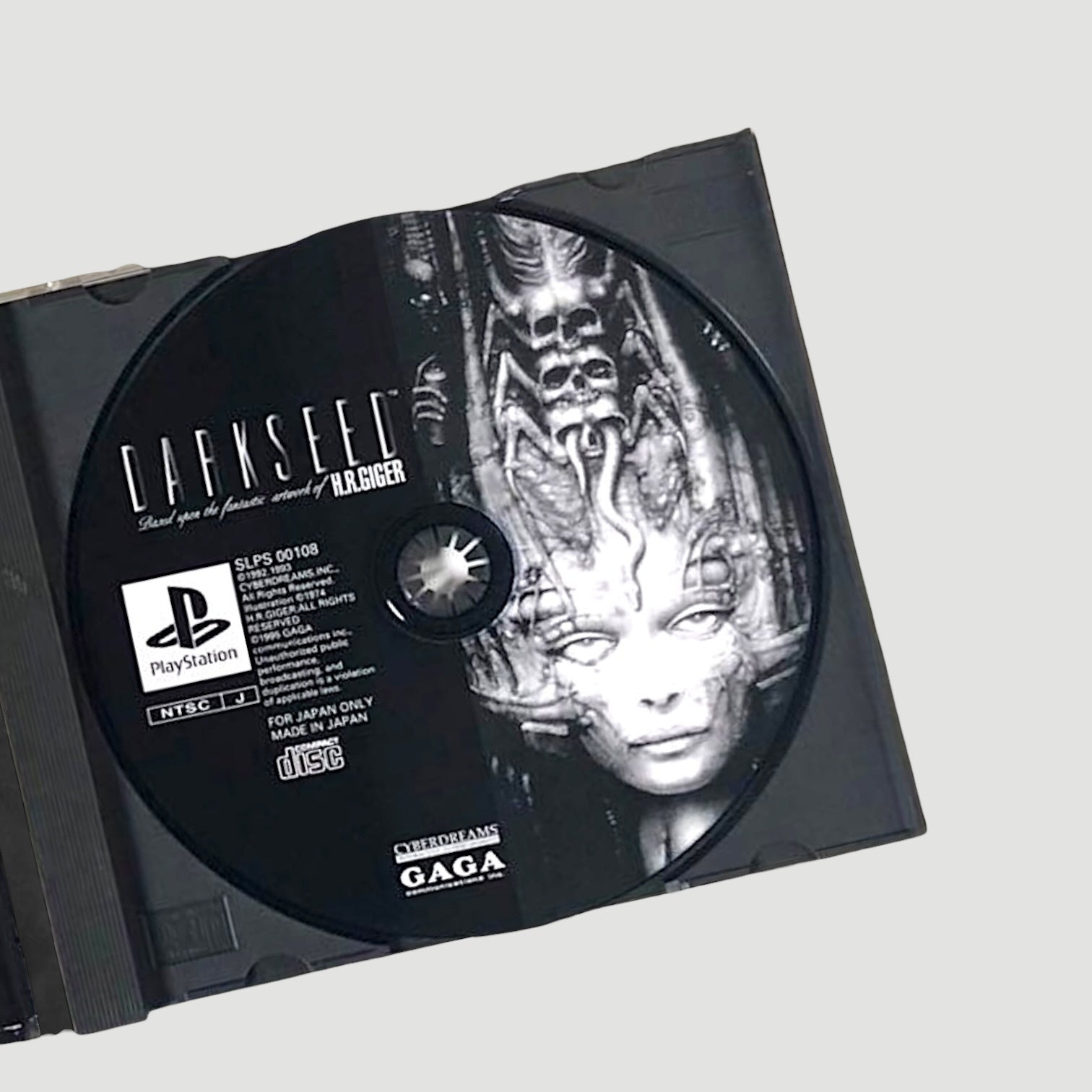 1992 H.R. Giger Dark Seed Japanese PlayStation 1 Game