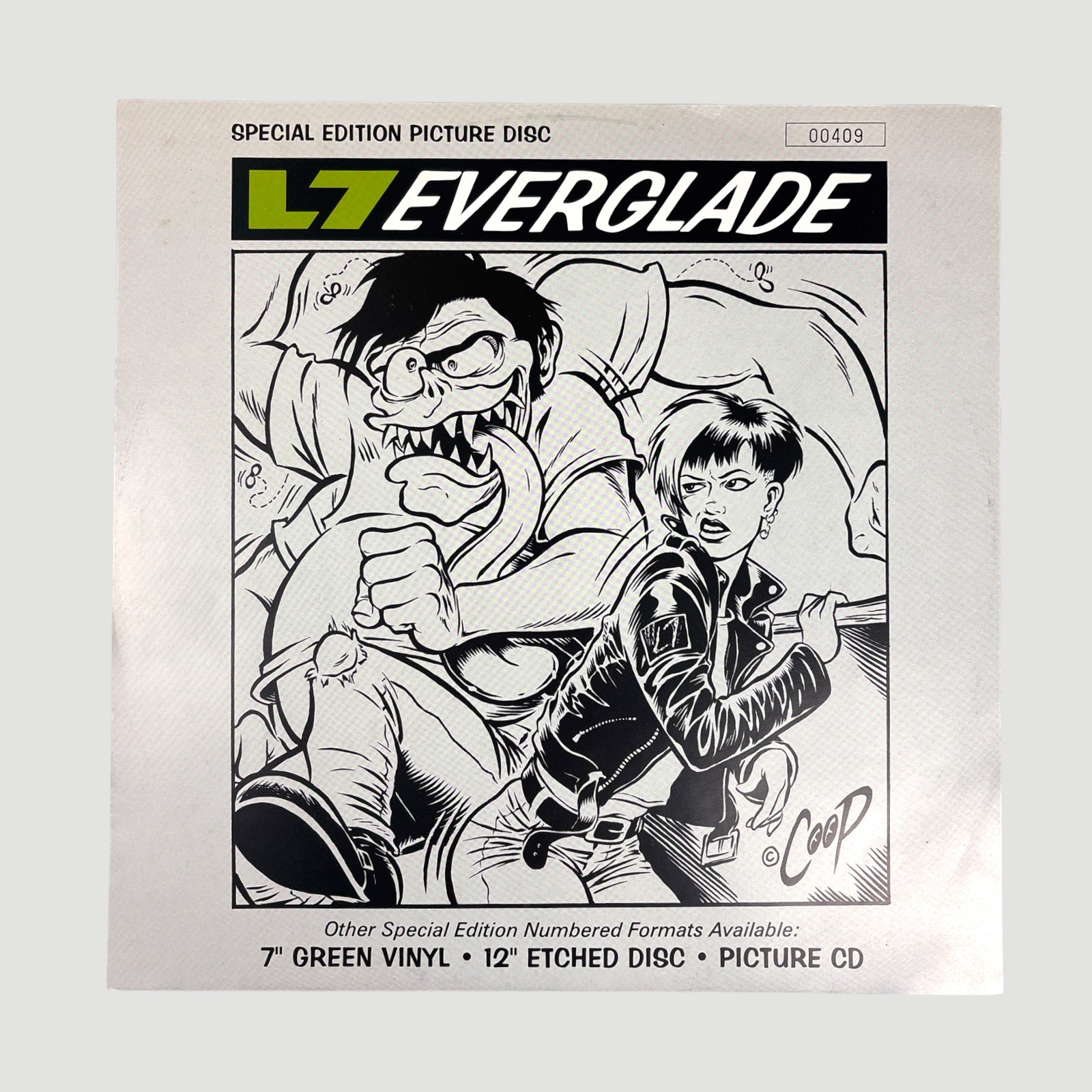 1992 L7 Everglade UK Limited Edition Picturedisc Single