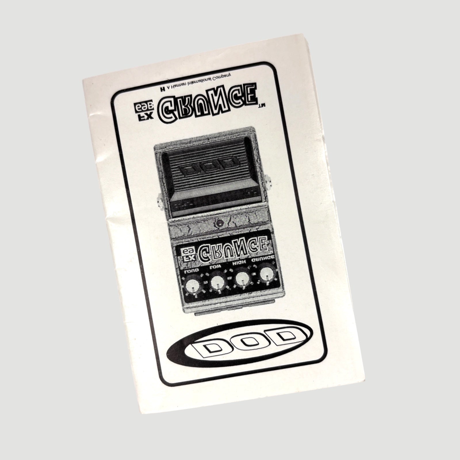 1998 DOD Grunge FX69B Distortion Pedal