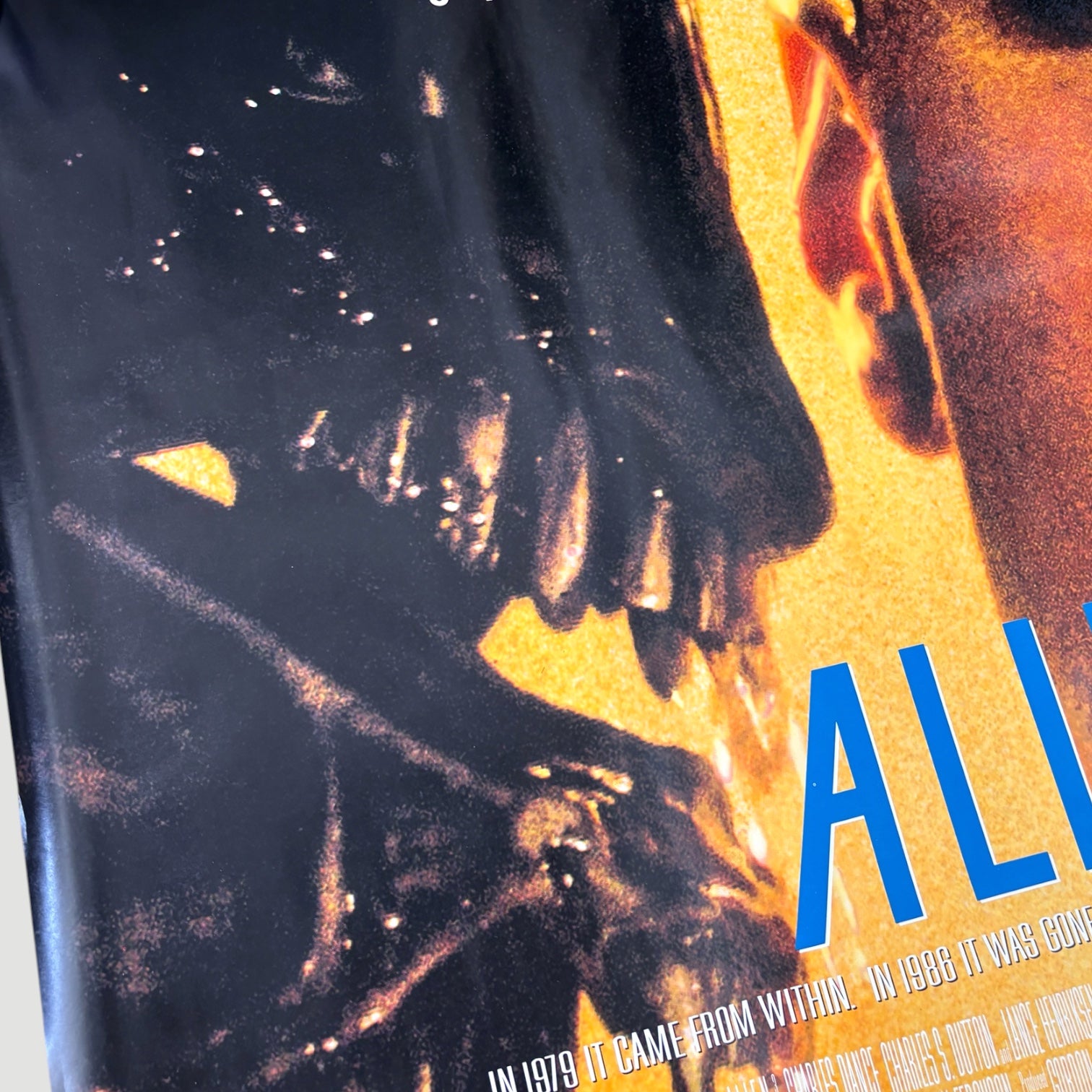 1992 Alien 3 UK Quad Poster
