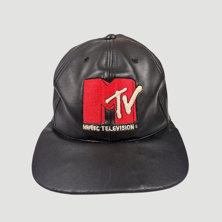 90's MTV Leather Cap