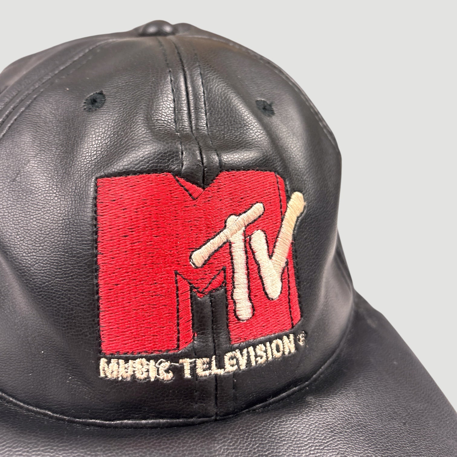 90's MTV Leather Cap