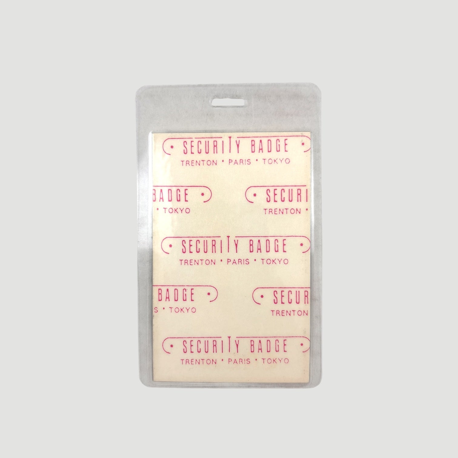 Mid 80's The Cure Tour Laminate