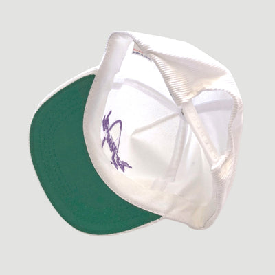 Mid 90's Björk White Corduroy Snapback Cap