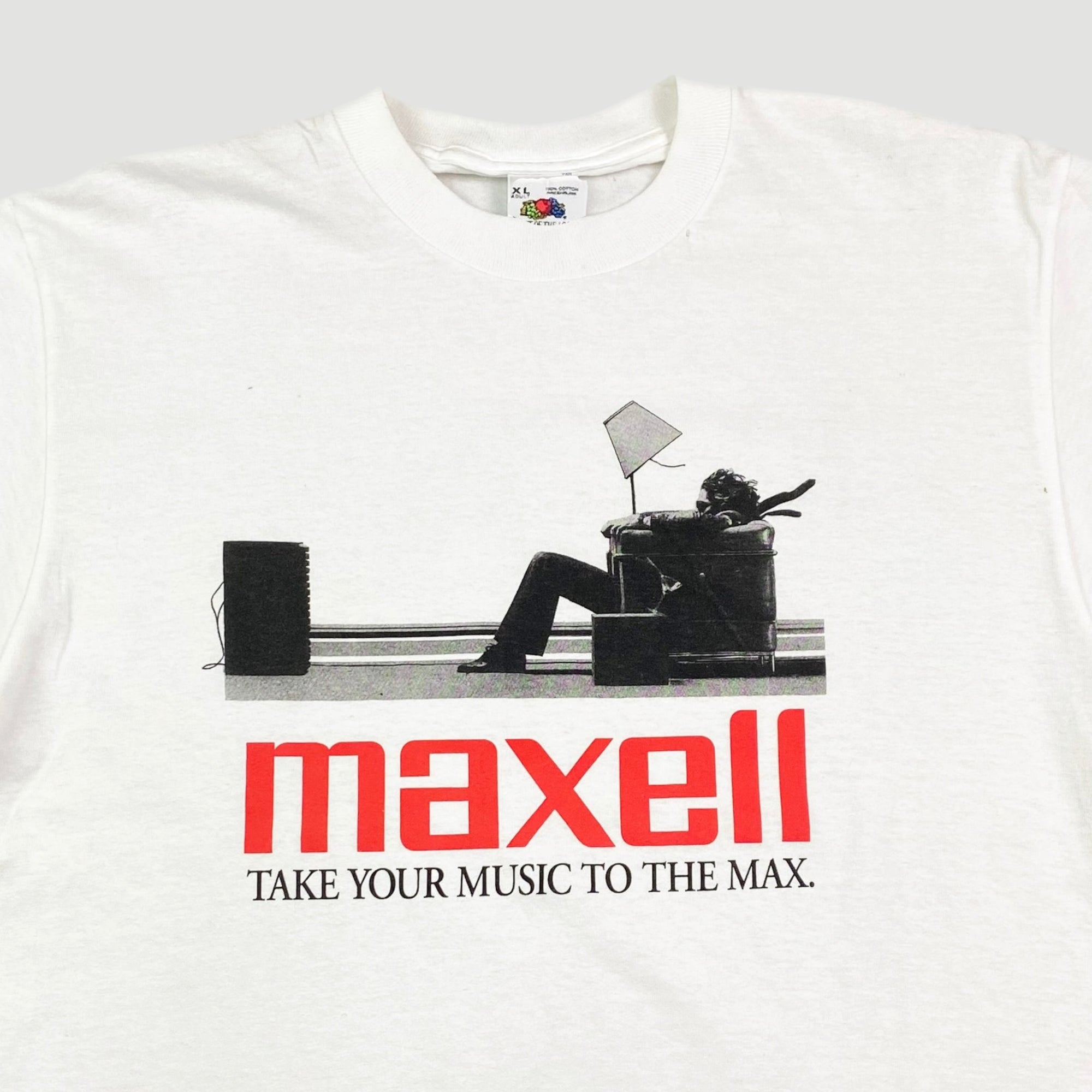 90's Maxell Take Your Music to the Max T-Shirt