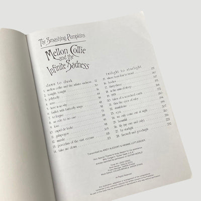 1995 The Smashing Pumpkins Mellon Collie Guitar Tab Book