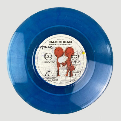 1997 Radiohead 'Paranoid Android' Blue 7" Single