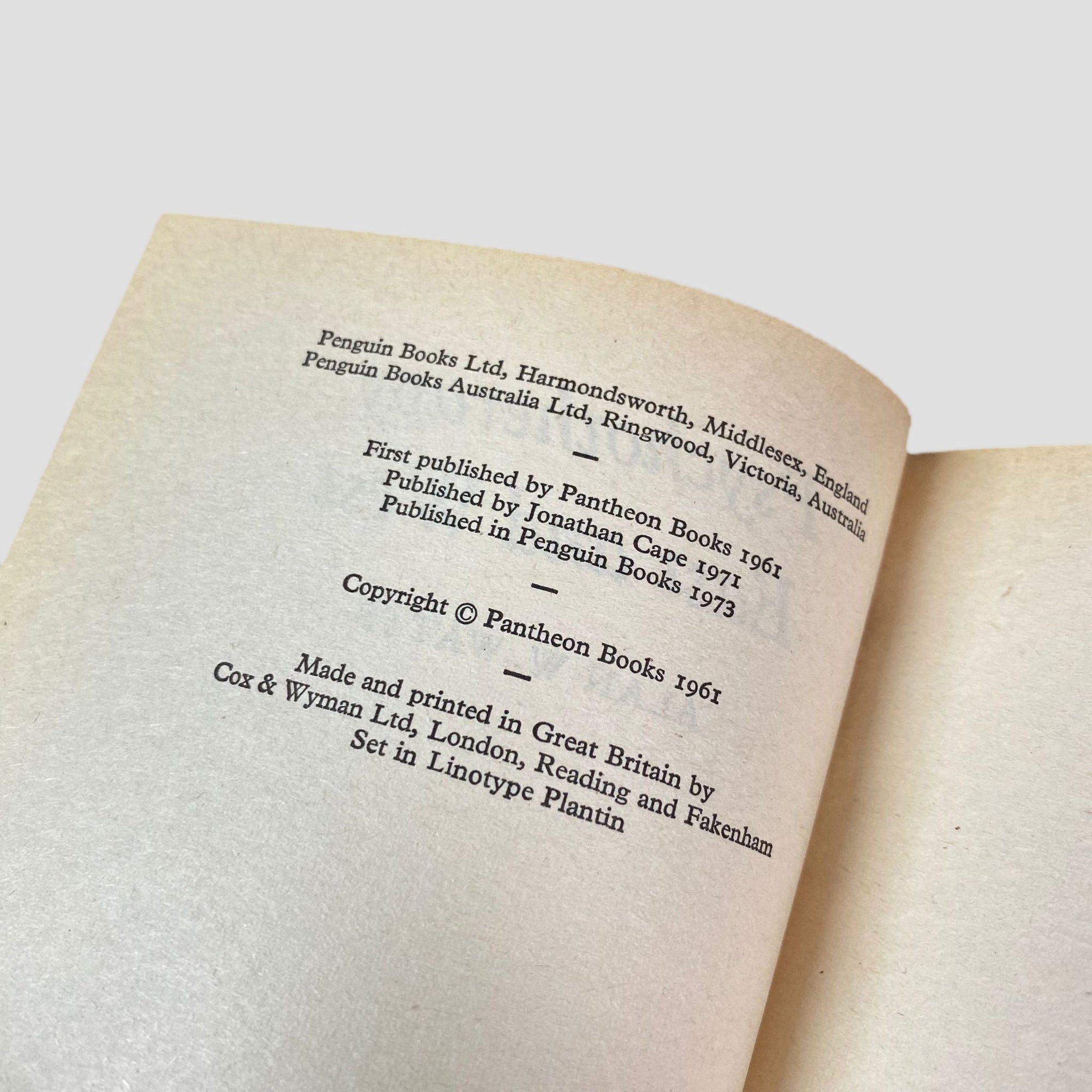 1972 Alan Watts Psychotherapy East and West Pelican