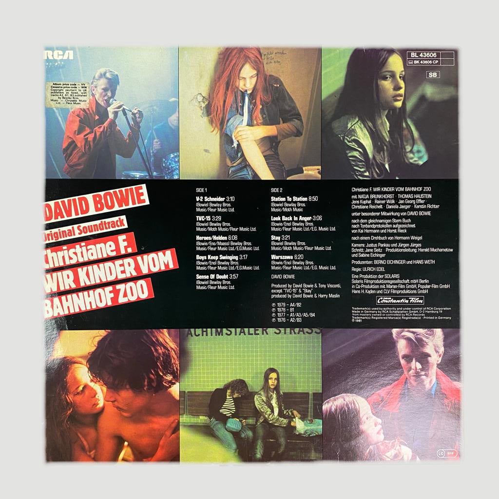 1982 David Bowie 'Christiane F' OST Vinyl LP