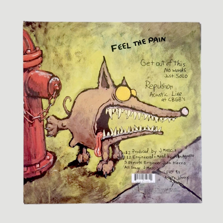 1994 Dinosaur Jr. Feel the Pain UK Etched 10" Single