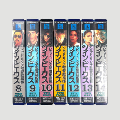 1992 Twin Peaks Japanese Season 1+2 Japanese 14 VHS Bag Collection