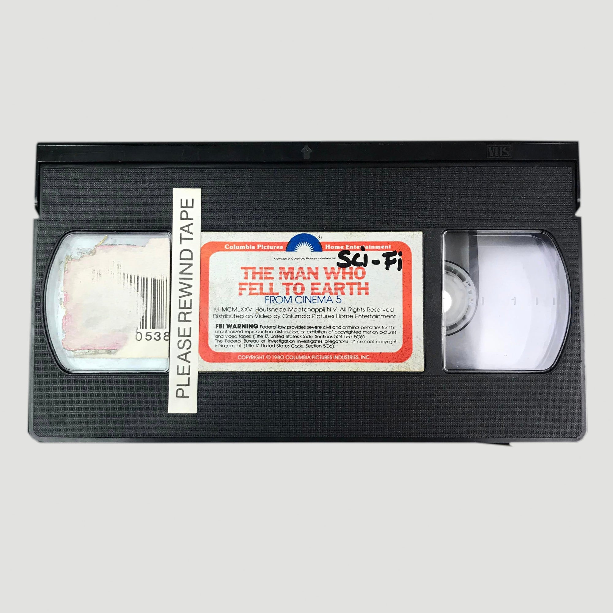 1984 The Man Who Fell To Earth NTSC VHS