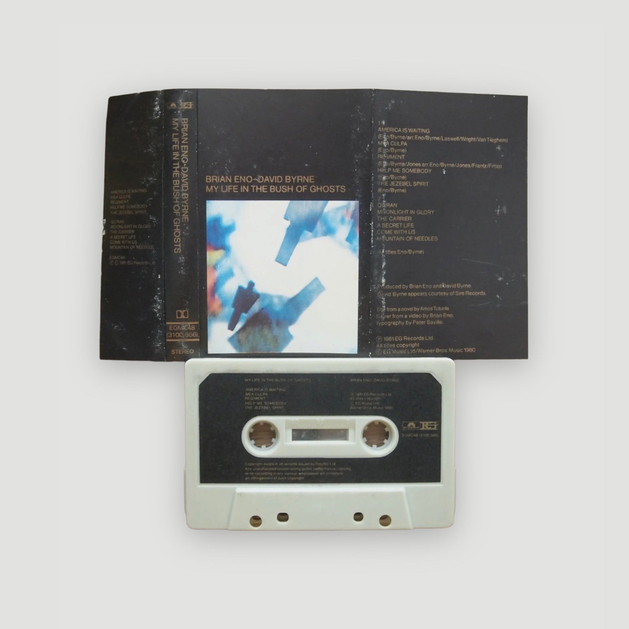 1981 David Byrne & Brian Eno ...Bush of Ghosts Cassette