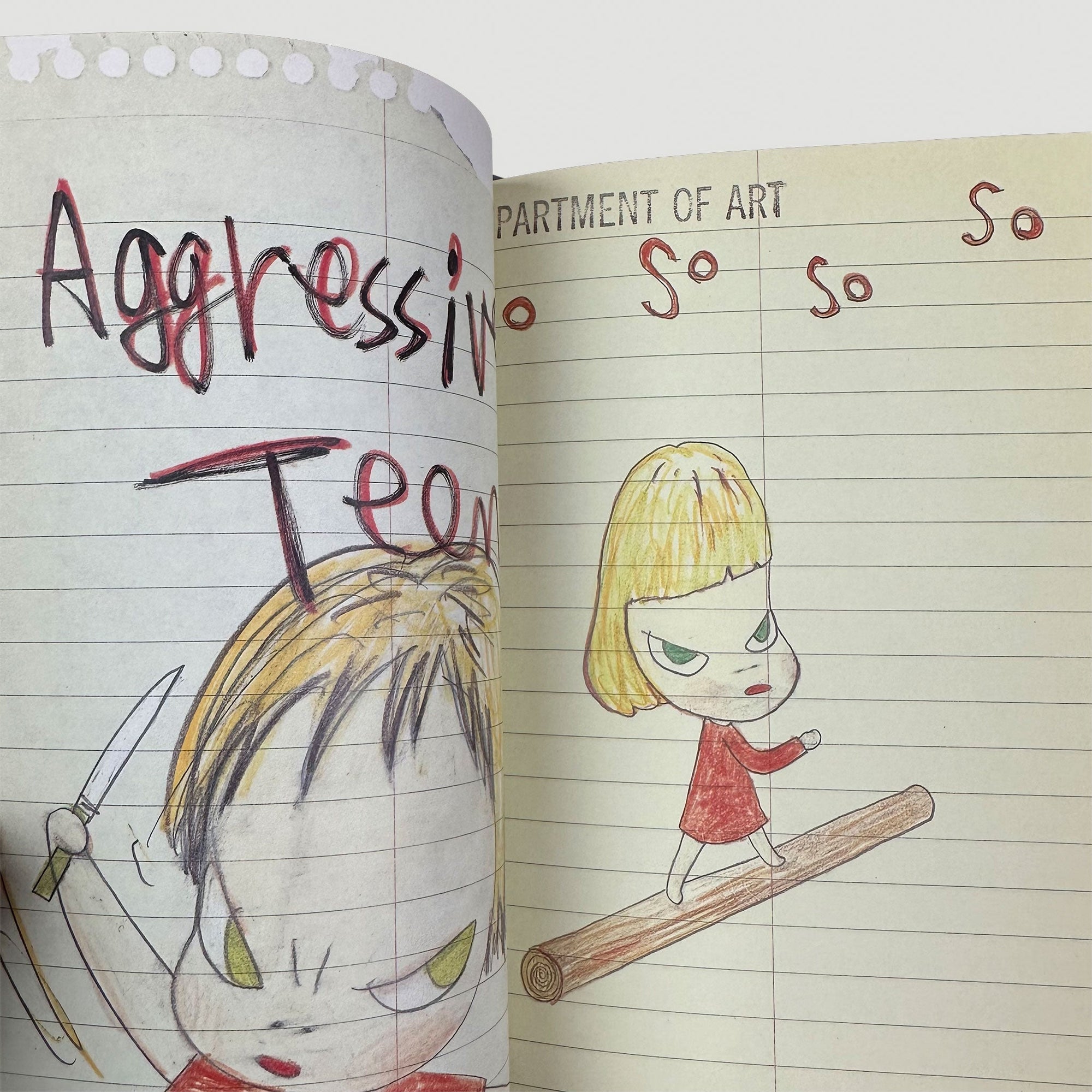 1998 Yoshitomo Nara Slash with a Knife Japanese Book