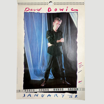 1982 David Bowie Scary Monsters Calendar