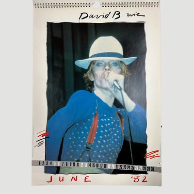 1982 David Bowie Scary Monsters Calendar