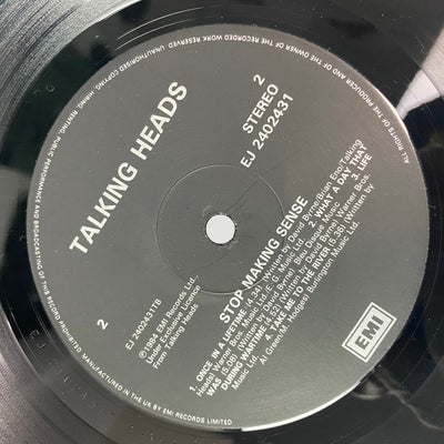 1984 Talking Heads 'Stop Making Sense' LP
