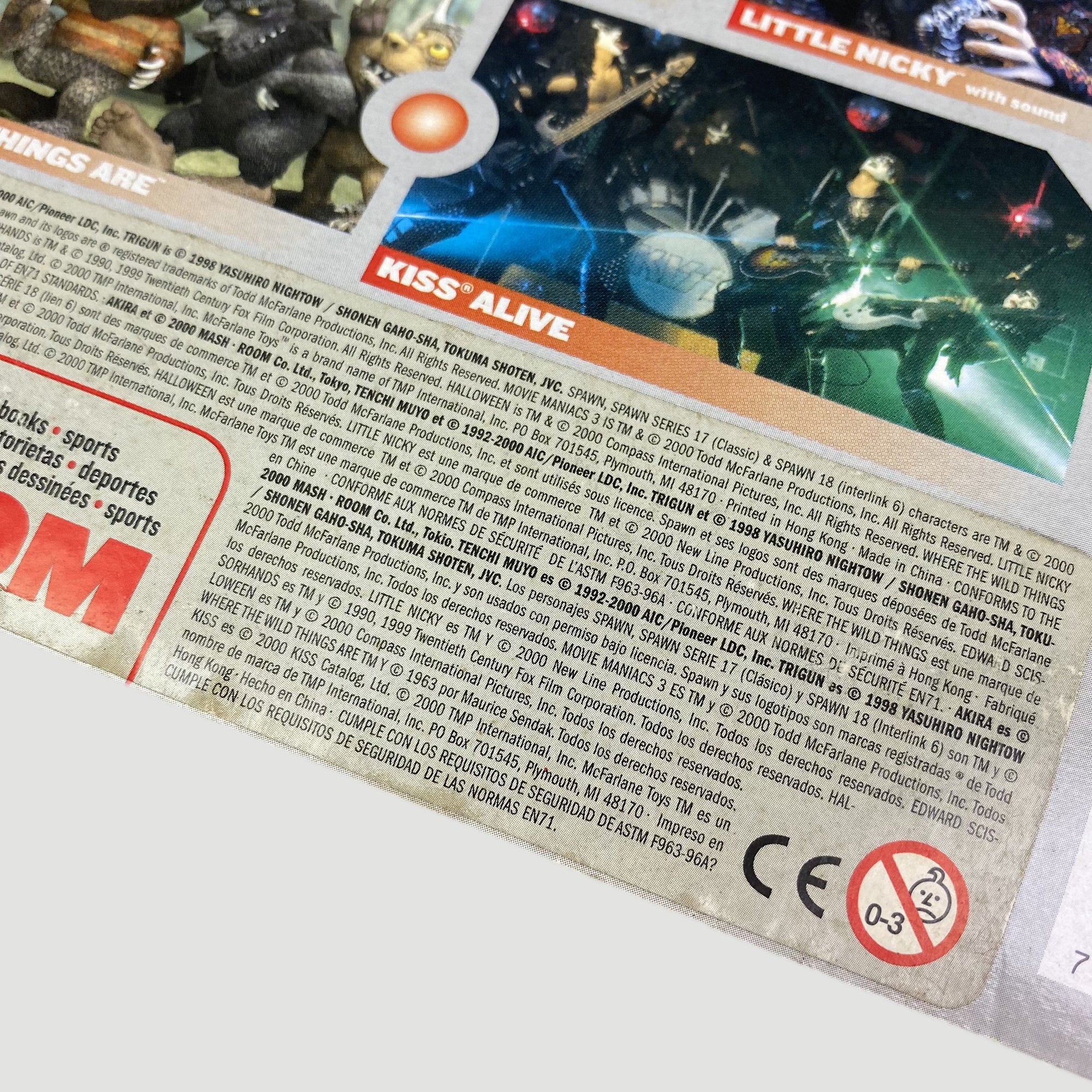 2000 Akira Kaneda McFarlane Boxed Action Figure