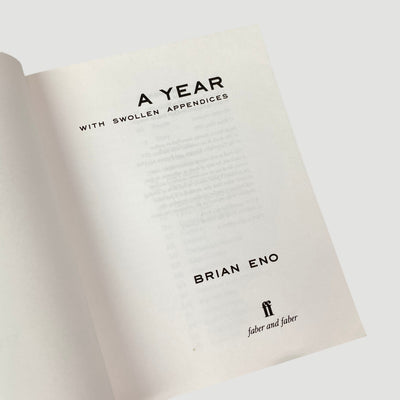 1996 Brian Eno 'A Year with Swollen Appendices' 1ST EDITION