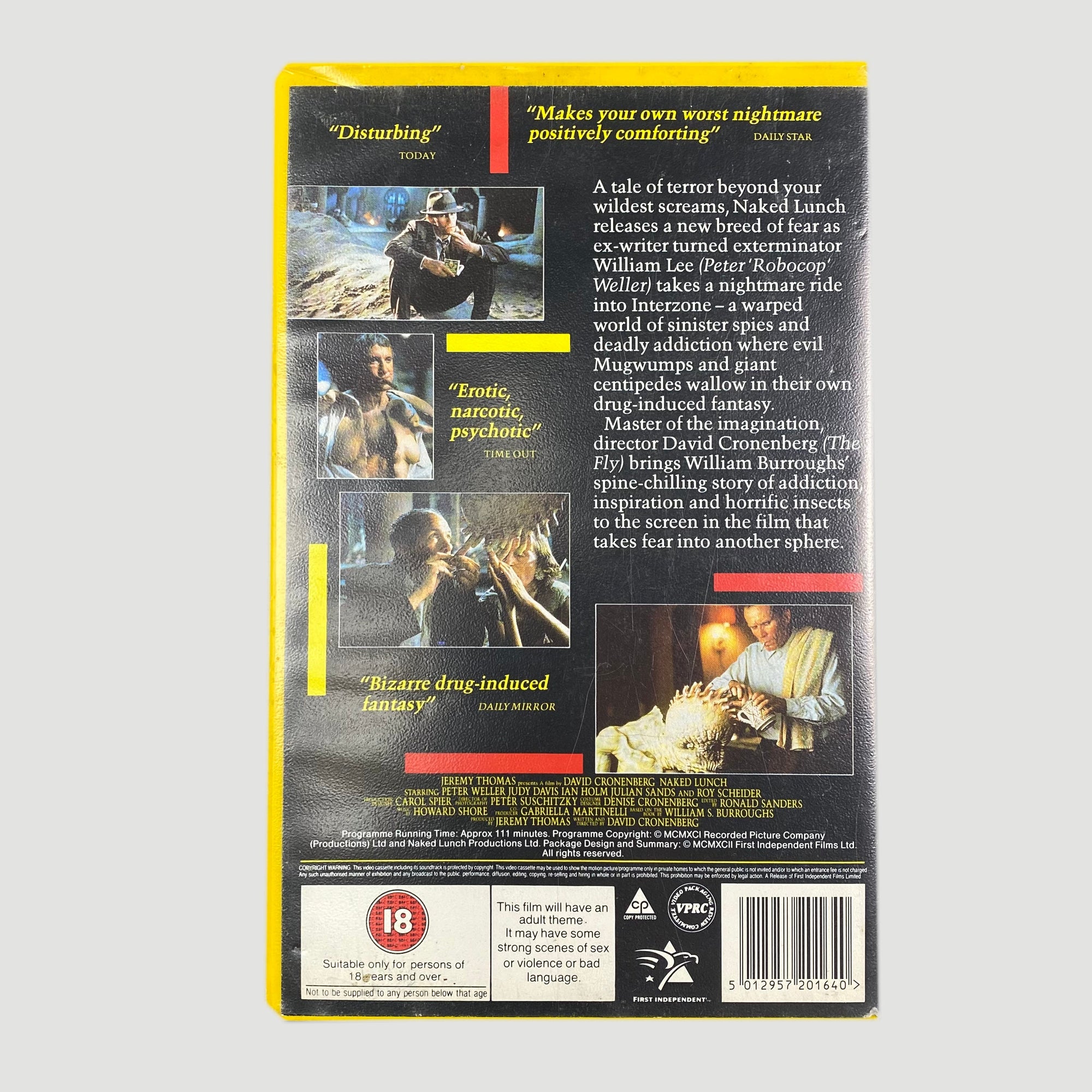 1992 Naked Lunch VHS