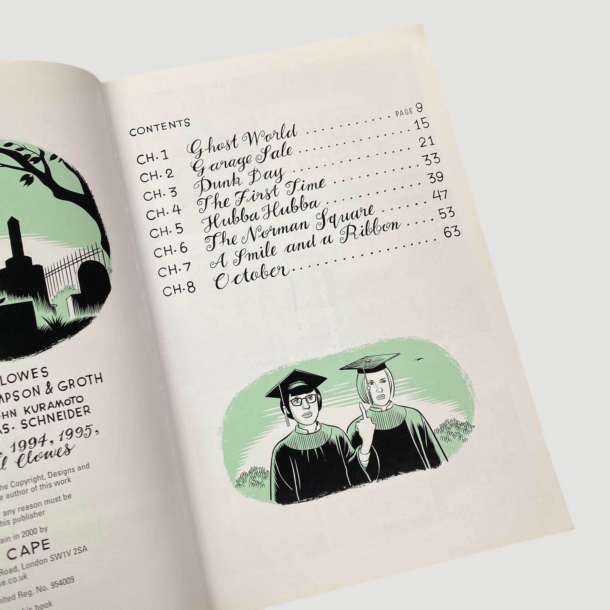 2000 Daniel Clowes 'Ghost World' 1st UK Edition