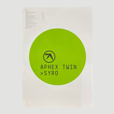 2014 Aphex Twin Syro Poster